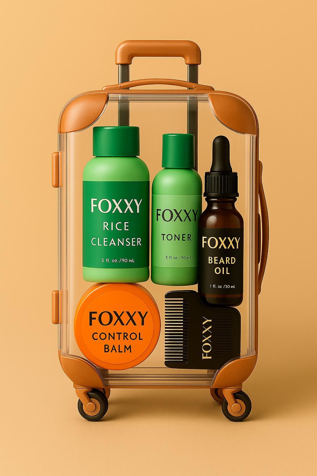 🧼🖤 FOXXY GRIT Grooming Kit